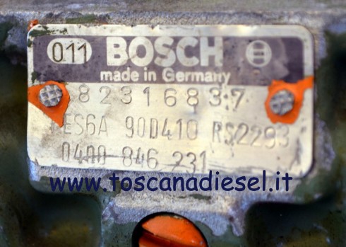 POMPA INIEZIONE BOSCH 0400848231 2