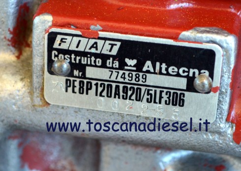 pompa iniezione Fiat altecna PE8P120A920 5LF306 2