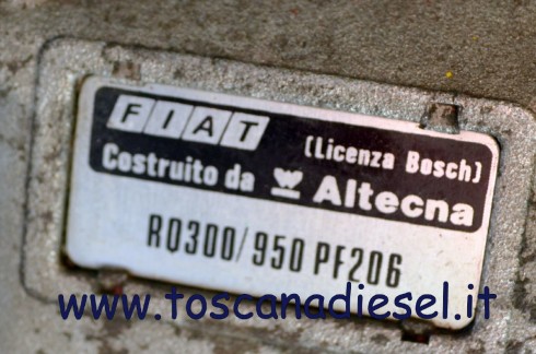 pompa iniezione fiat altecna PE8P120A920 5LF302 2